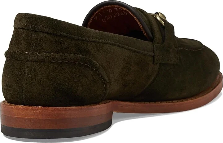 Allen Edmonds Randolphbit Penny Loafers Men's Lace Up Wing Tip Shoes Hunting Green Suede : 11.5 D (M), Leather - Image 4