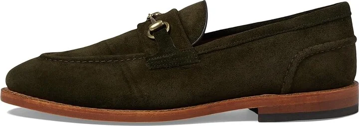 Allen Edmonds Randolphbit Penny Loafers Men's Lace Up Wing Tip Shoes Hunting Green Suede : 11.5 D (M), Leather - Image 6