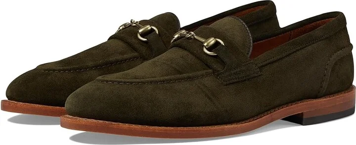 Allen Edmonds Randolphbit Penny Loafers Men's Lace Up Wing Tip Shoes Hunting Green Suede : 11.5 D (M), Leather