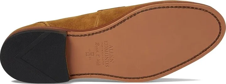 Allen Edmonds Randolphbit Penny Loafers Men's Lace Up Wing Tip Shoes Wheat Suede : 10.5 D (M), Leather - Image 3