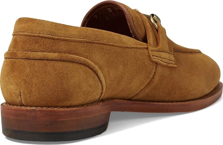 Allen Edmonds Randolphbit Penny Loafers Men's Lace Up Wing Tip Shoes Wheat Suede : 10.5 D (M), Leather - Image 4