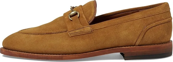Allen Edmonds Randolphbit Penny Loafers Men's Lace Up Wing Tip Shoes Wheat Suede : 10.5 D (M), Leather - Image 6