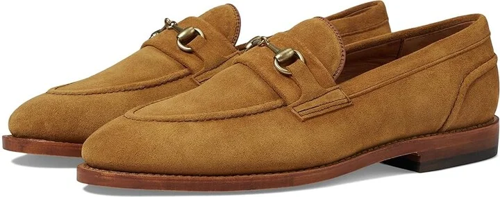 Allen Edmonds Randolphbit Penny Loafers Men's Lace Up Wing Tip Shoes Wheat Suede : 10.5 D (M), Leather