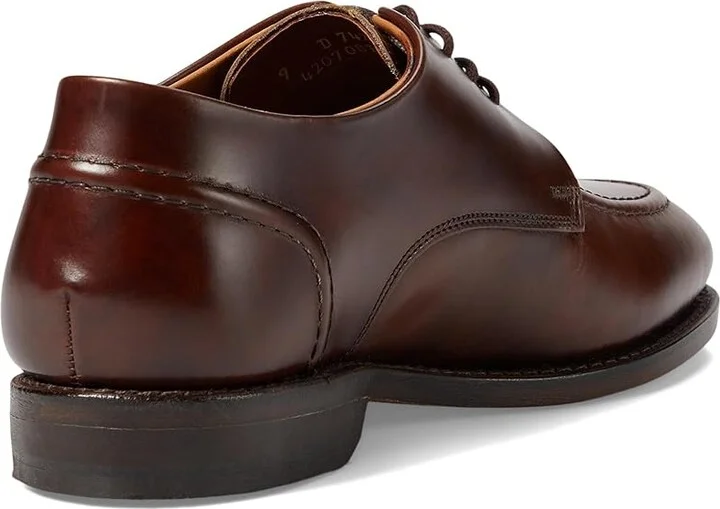 Allen Edmonds Raymond Apron-toe Derby Men's Lace Up Wing Tip Shoes Brown Museum Leather : 12 D (M), Lace/Leather - Image 4