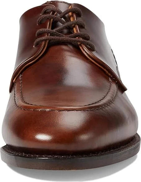 Allen Edmonds Raymond Apron-toe Derby Men's Lace Up Wing Tip Shoes Brown Museum Leather : 12 D (M), Lace/Leather - Image 5