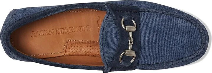 Allen Edmonds Sebastian Loafer/Moc Shoes Men's Shoes Navy Suede Mix : 7.5 D (M), Leather/Suede - Image 2