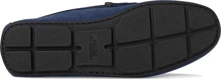 Allen Edmonds Sebastian Loafer/Moc Shoes Men's Shoes Navy Suede Mix : 7.5 D (M), Leather/Suede - Image 3