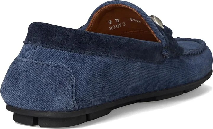 Allen Edmonds Sebastian Loafer/Moc Shoes Men's Shoes Navy Suede Mix : 7.5 D (M), Leather/Suede - Image 4