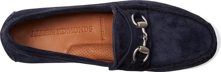 Allen Edmonds Sebastian Men's Shoes Navy Suede : 9.5 D (M) - Image 2
