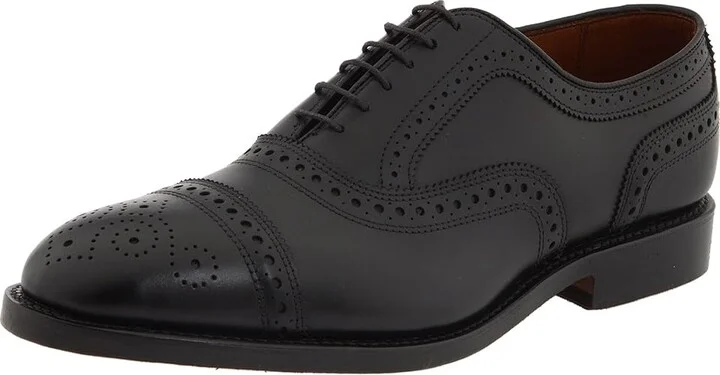Allen Edmonds Strand Men's Lace Up Cap Toe Shoes Black Calf : 7 D (M), Leather - Image 2