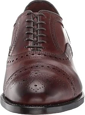 Allen Edmonds Strand Men's Lace Up Cap Toe Shoes Dark Chili : 8 D (M), Leather - Image 6