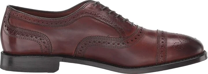 Allen Edmonds Strand Men's Lace Up Cap Toe Shoes Dark Chili : 8 D (M), Leather - Image 8