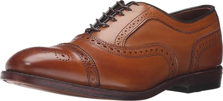 Allen Edmonds Strand Men's Lace Up Cap Toe Shoes Walnut Calf : 7 D (M), Leather - Image 2