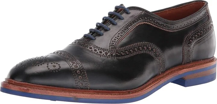 Allen Edmonds Strand mok Men's Lace Up Cap Toe Shoes Black Chromexcel Leather : 9 D (M) - Image 2