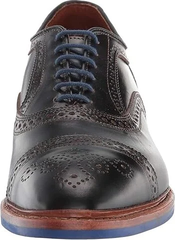 Allen Edmonds Strand mok Men's Lace Up Cap Toe Shoes Black Chromexcel Leather : 9 D (M) - Image 6