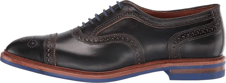 Allen Edmonds Strand mok Men's Lace Up Cap Toe Shoes Black Chromexcel Leather : 9 D (M) - Image 7