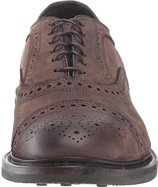 Allen Edmonds Strand mok Men's Lace Up Cap Toe Shoes Brown Nubuck : 7 E, Suede - Image 6