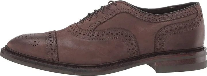 Allen Edmonds Strand mok Men's Lace Up Cap Toe Shoes Brown Nubuck : 7 E, Suede - Image 7