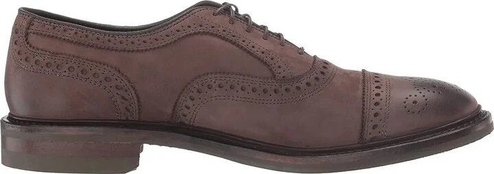 Allen Edmonds Strand mok Men's Lace Up Cap Toe Shoes Brown Nubuck : 7 E, Suede - Image 8