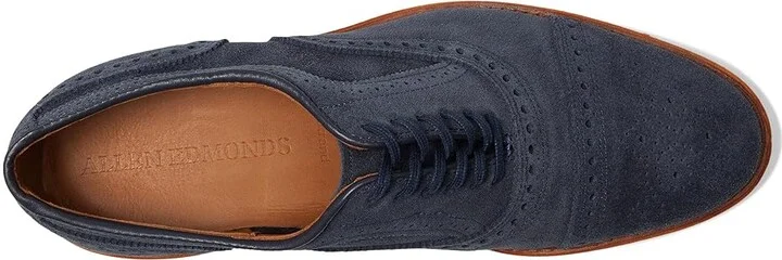 Allen Edmonds Strand Verse Oxford Shoes Men's Shoes Navy Suede : 11 D (M), Leather - Image 2