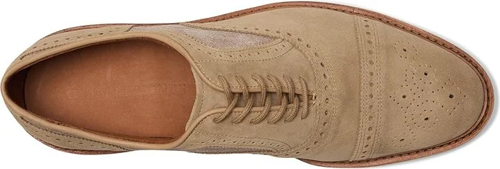 Allen Edmonds Strandmok Oxford Shoes Men's Shoes Bone Suede Mix 1 : 11.5 D (M), Leather - Image 2
