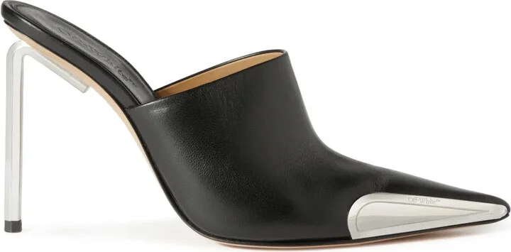 Allen Frame leather mules