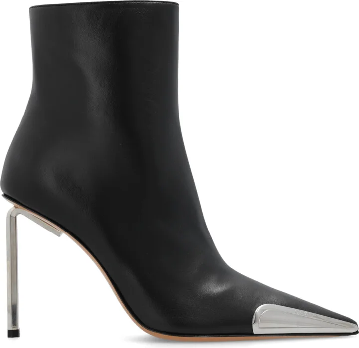 ‘Allen’ Heeled Ankle Boots, , - Black