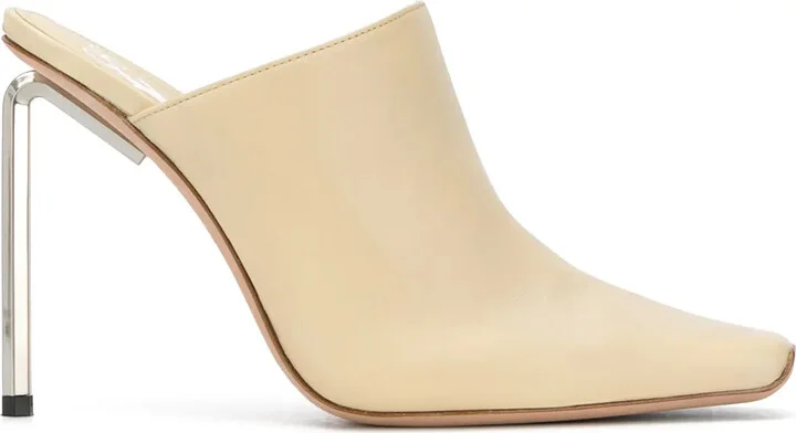 Allen square-toe mules