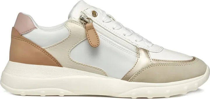 Alleniee zip-fastening leather sneakers
