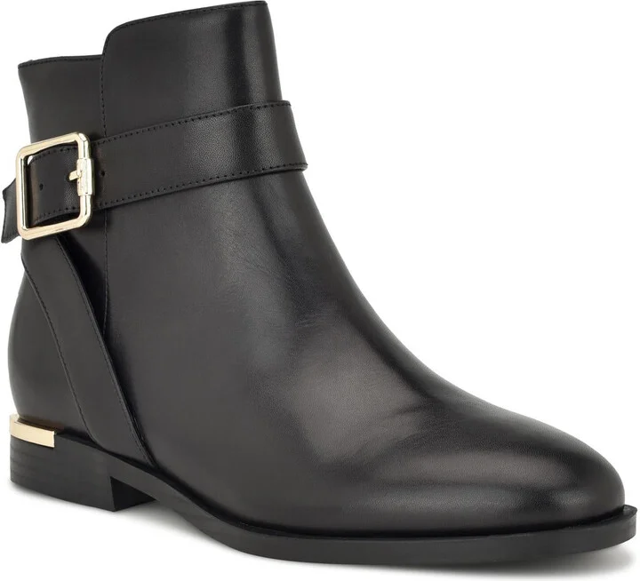 Alleva Womens Leather Ankle Booties