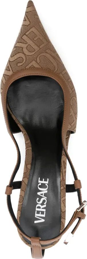 Allover-jacquard 65mm pumps - Image 4