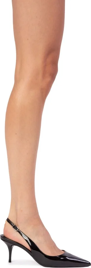 Alloy Pointed Toe Slingback Pump - Image 2