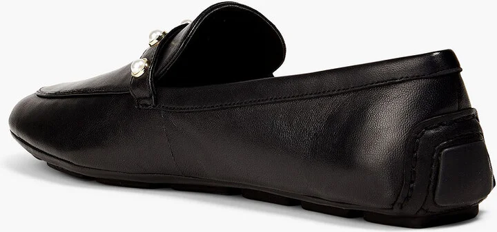 Allpearls embellished leather loafers - Image 3