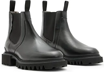 AllSaints Ada Boots Women's Boots Black : 11 M, Leather