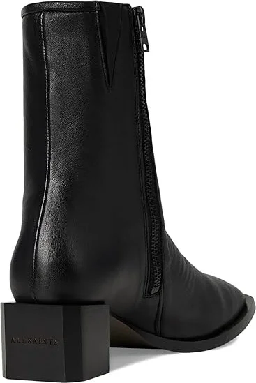 AllSaints Avril Boots Women's Motocross Boots Black : 8.5 M, Leather - Image 4