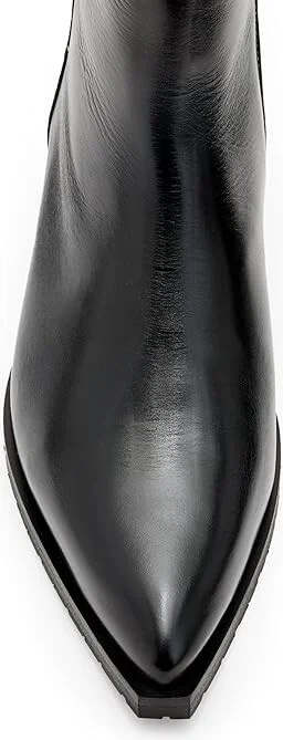 AllSaints Bazely Boots Women's Boots Black Shine : 7 M, Leather/Rubber - Image 2