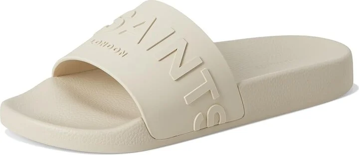AllSaints Biggy Slider Women's Wedge Shoes Chalk White : 9 M, Rubber - Image 5