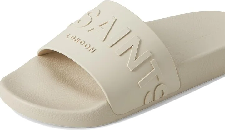 AllSaints Biggy Slider Women's Wedge Shoes Chalk White : 9 M, Rubber - Image 7