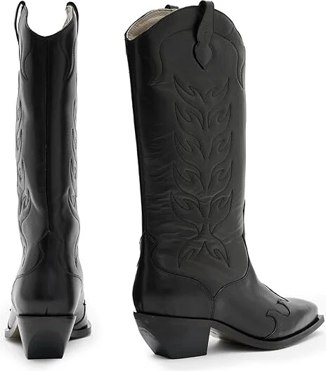 AllSaints Dolly Boot Women's Boots Black : 9 M, Leather - Image 2