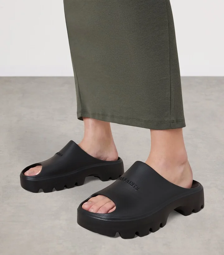 AllSaints Eclipse Flatform Slides - Image 2