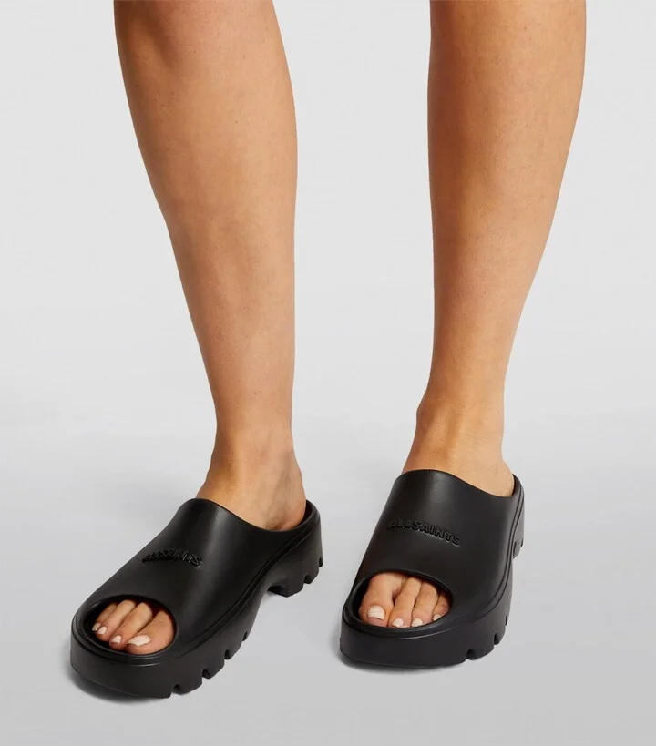 AllSaints Eclipse Flatform Slides - Image 6