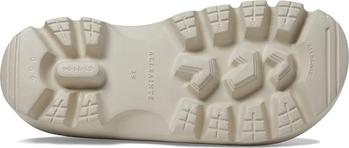 AllSaints Eclipse Flatform Women's Shoes Chalk White : 7 M, Synthetic - Image 3