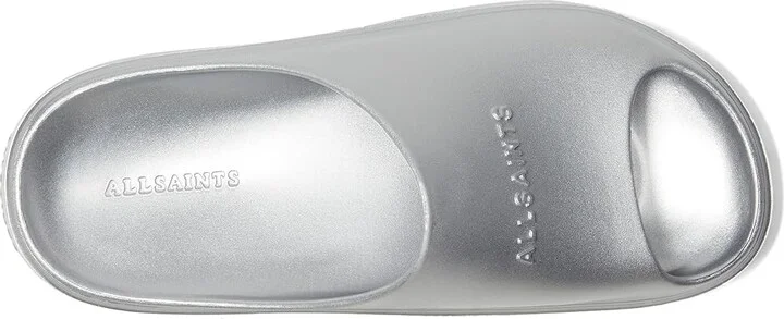 AllSaints Eclipse Slider Women's Wedge Shoes Silver : 6 M, Synthetic - Image 2