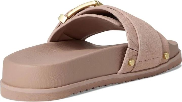 AllSaints Ellie Stud Slider Women's Sandals Sand Brown : 7 M, Leather - Image 10