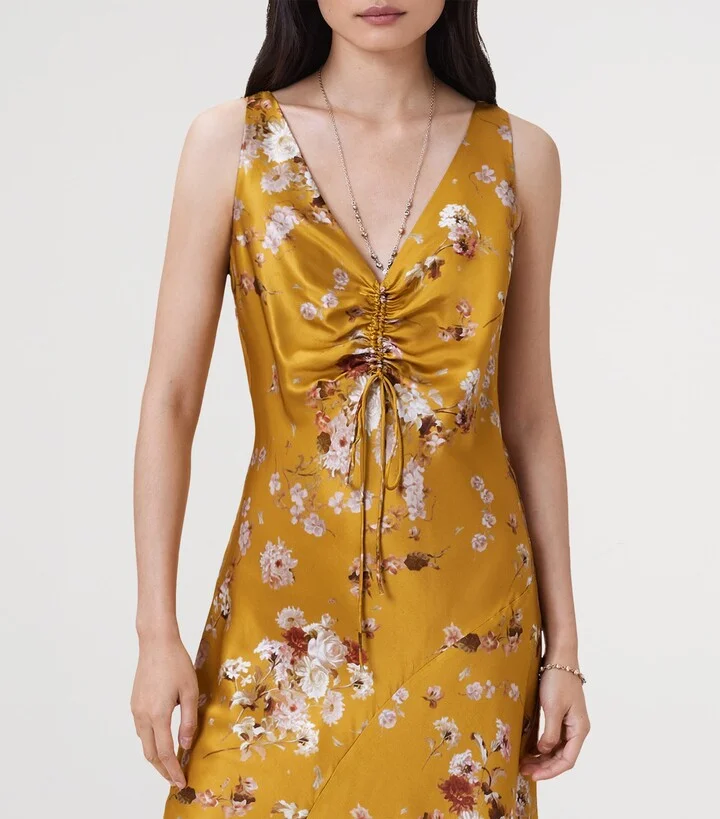 AllSaints Floral Alexi Midi Dress - Image 5