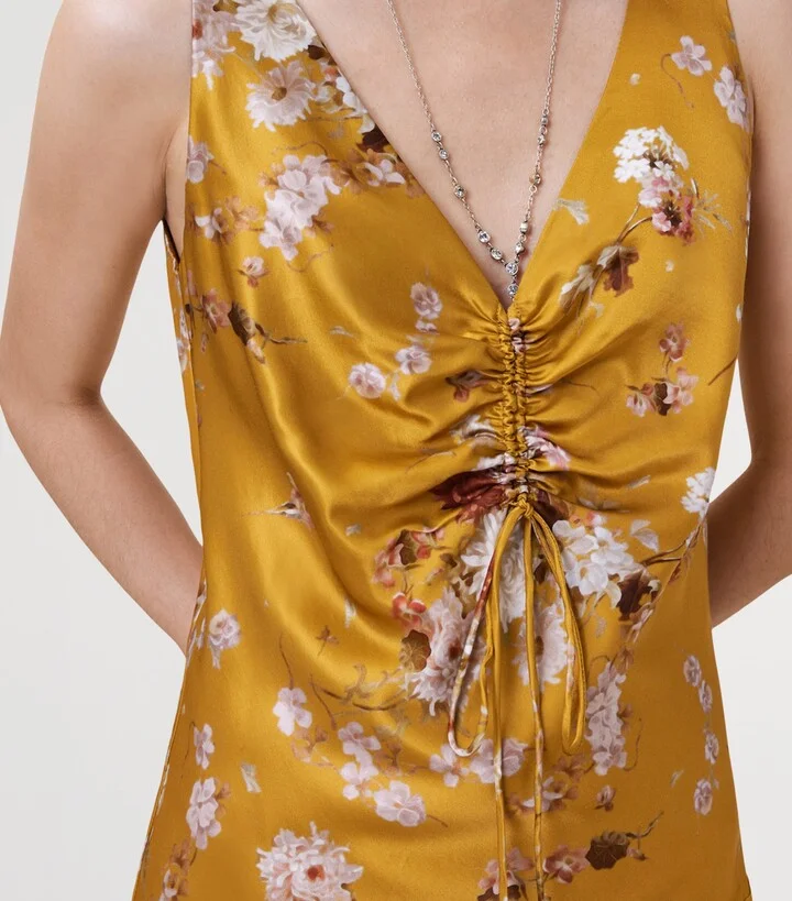 AllSaints Floral Alexi Midi Dress - Image 6