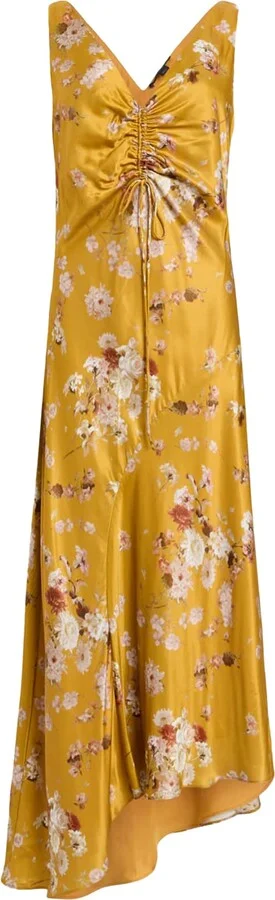 AllSaints Floral Alexi Midi Dress