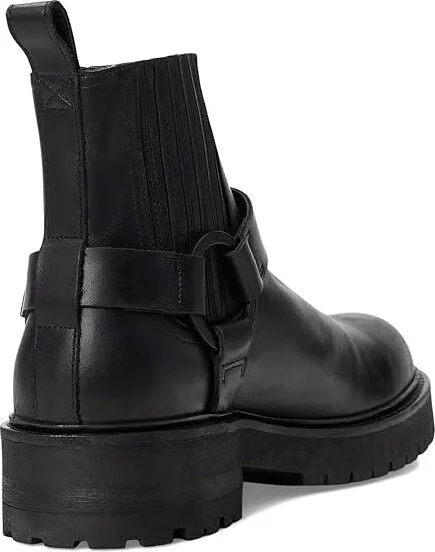 AllSaints Hank Biker Boots Men's Boots Black : 7 M, Leather/Rubber - Image 4