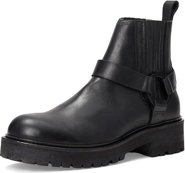 AllSaints Hank Biker Boots Men's Boots Black : 7 M, Leather/Rubber - Image 5