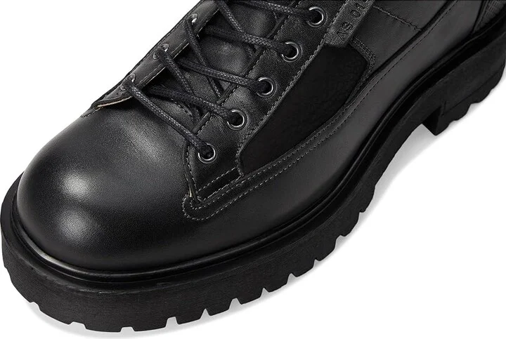AllSaints Hank Combat Boots Men's Boots Black : 9 M, Leather - Image 2